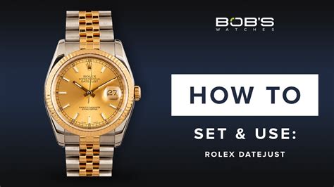 time and gold rolex|how to change rolex time.